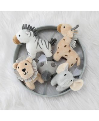 Safari Musical Baby Mobile Crib with 12 Soothing Lullabies, Grey Safari Celestial