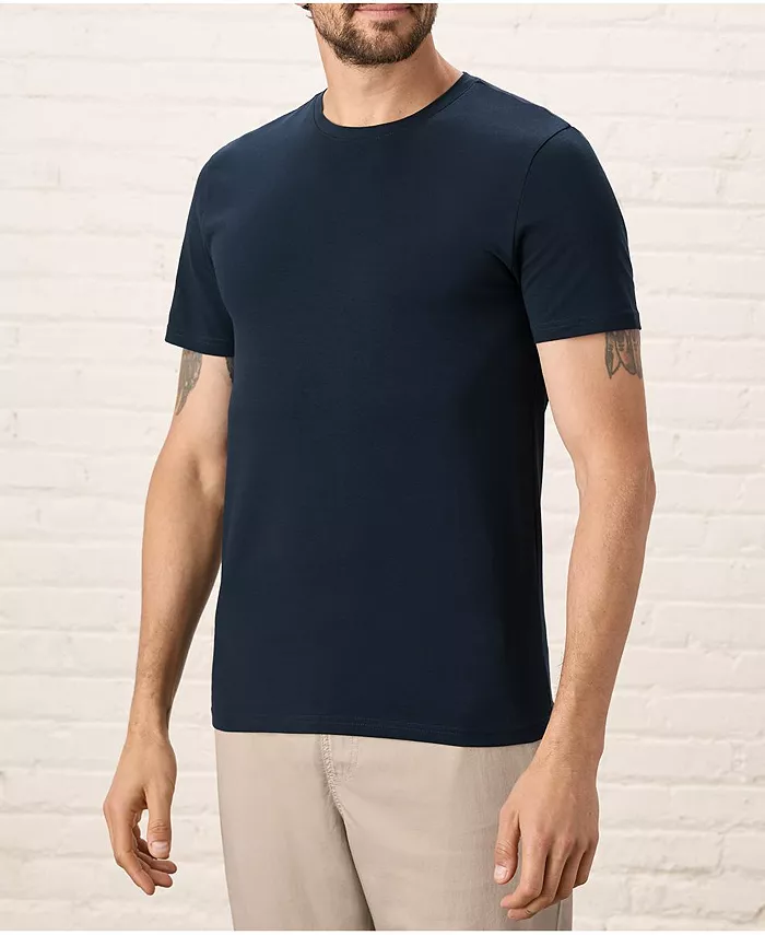 Men's Organic Cotton Luxe Stretch Jersey Slim Crew Neck Tee