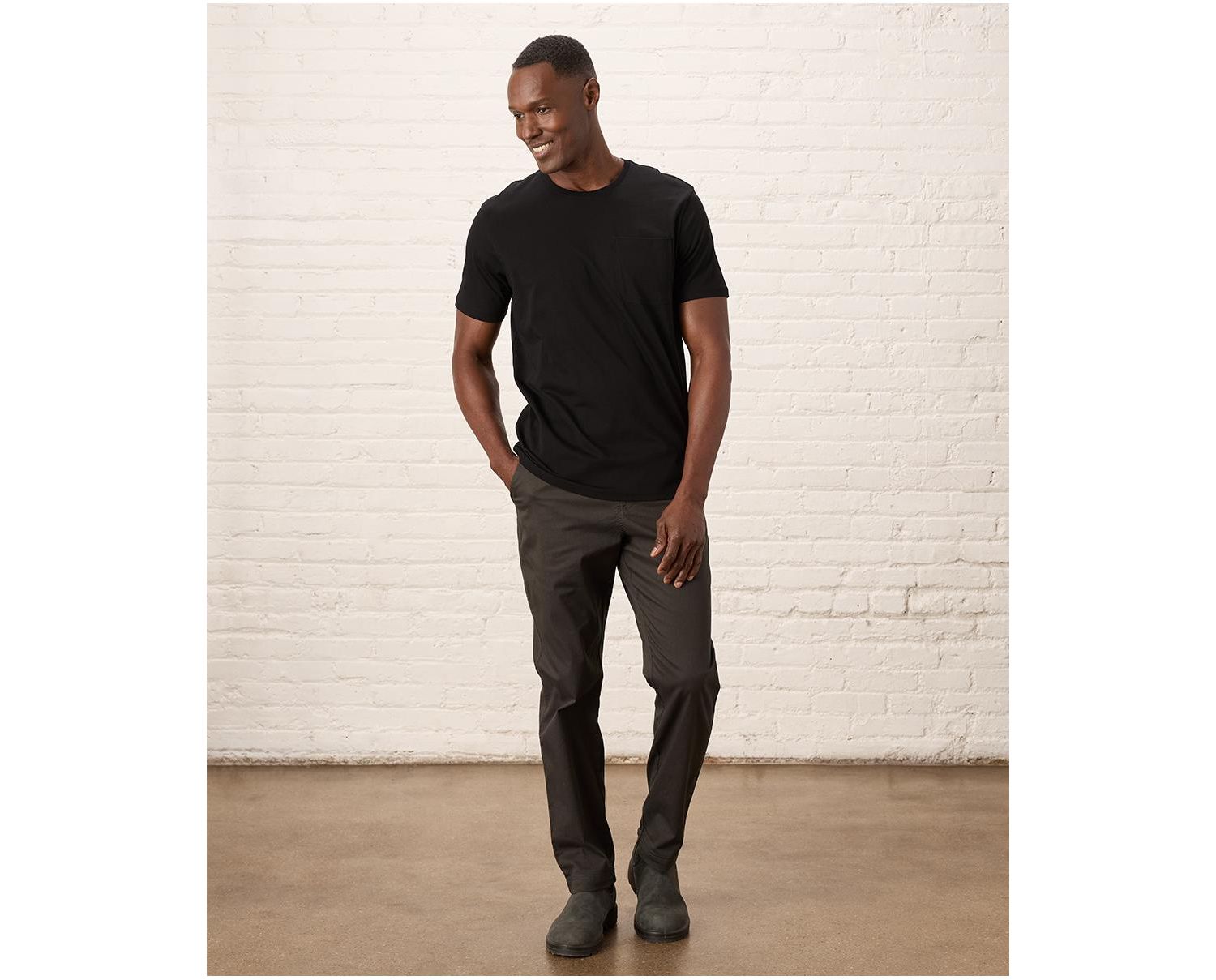 Men's Organic Cotton Softspun Pocket Crew Tee