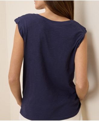 Women's Organic Cotton Featherweight Slub Muscle Tee