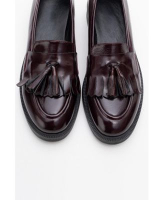 Milly Leather Tassel Loafers