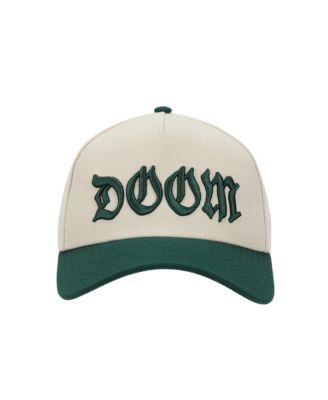 Men's Universe Dr. Doom Off-white & Green A-Frame Snapback Hat