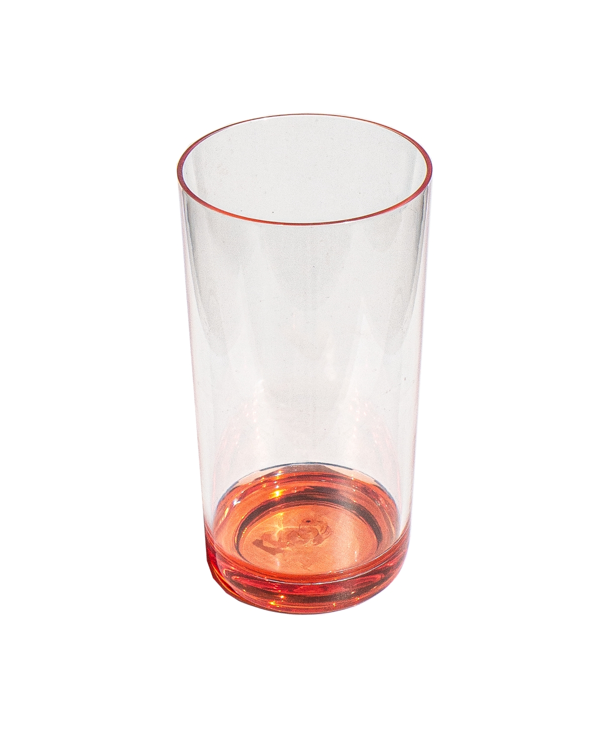 Tarhong Color Base Jumbo Glasses, Set Of 6 In Orange