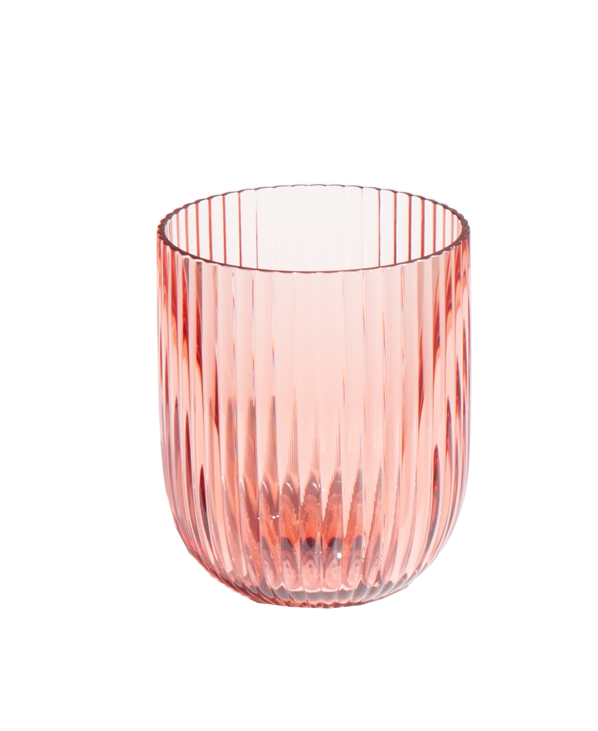 Tarhong Mesa Stemless Glasses, Set Of 6 In Pink