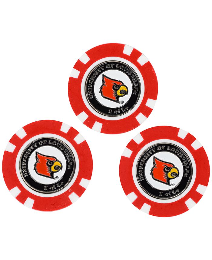 Team Golf Louisville Cardinals 3-Pack Poker Chip Golf Markers - Macy's