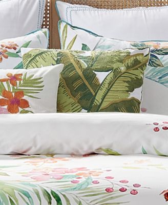 Hummingbird Grove Crewel Stitch Decorative Pillow, 18" x 18"