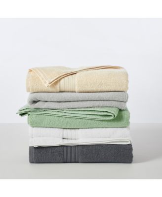 Quick-Drying Cotton 6-Piece Bath Towel Set,54x27x0.5 inches,26x16 inches