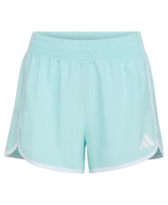 adidas - Big Girls Elastic-Waistband Woven Shorts With Binding