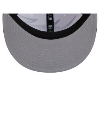 Men's Navy/White Cleveland Guardians Jagged 9FIFTY Snapback Hat