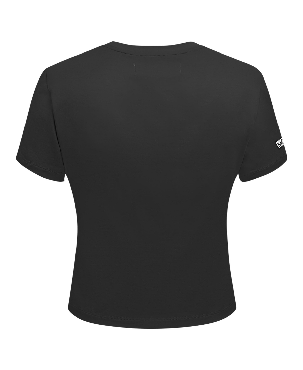 FREEZE MAX WOMEN'S BLACK MONOPOLY BABYDOLL CROPPED T-SHIRT 
