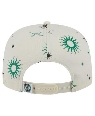 Men's Cream Boston Celtics Lunar Golfer Snapback Hat