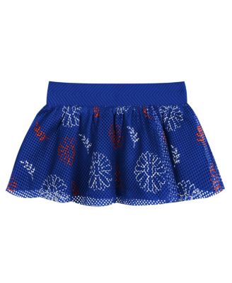 Baby Boys and Girls 3-Piece White New York Mets Sweet Catcher Headband Skirt Set