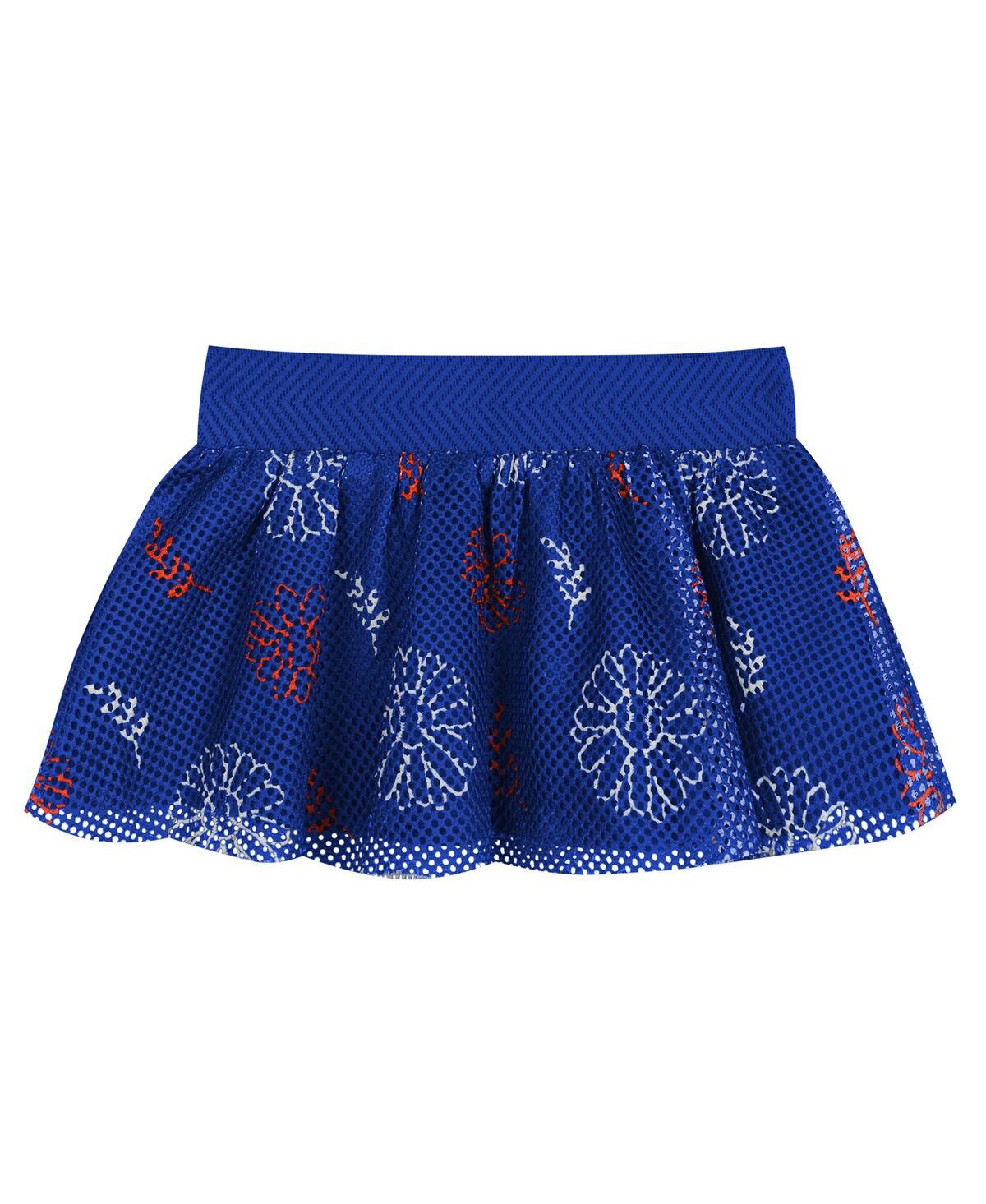 Outerstuff Baby Boys And Girls 3-piece White New York Mets Sweet Catcher Headband Skirt Set In White