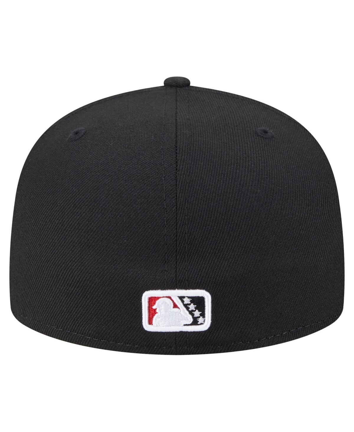 New Era Men's Black Rocket City Trash Pandas Authentic Collection 59FIFTY Hat