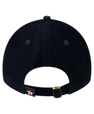 Women's Navy Houston Astros Corduroy 9TWENTY Adjustable Hat