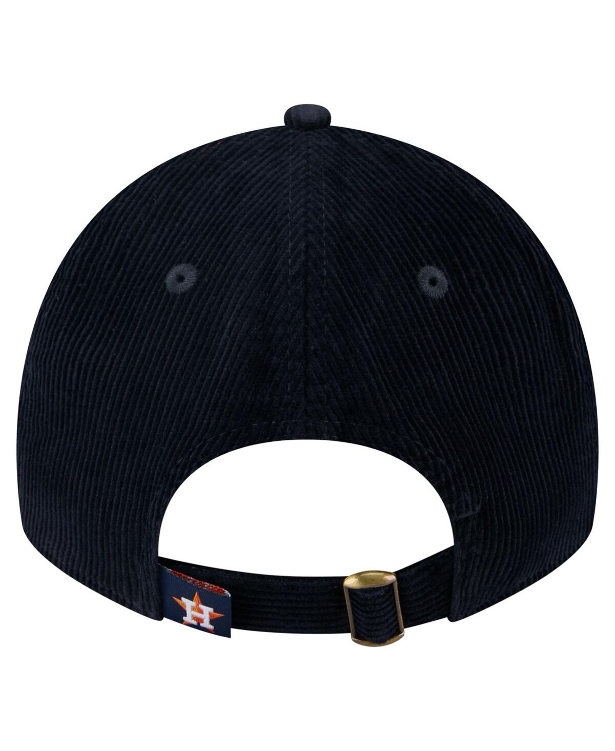 New Era Women's Navy Houston Astros Corduroy 9twenty Adjustable Hat In Navy