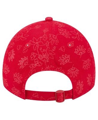 Women's Red St. Louis Cardinals Tonal Floral 9TWENTY Adjustable Hat