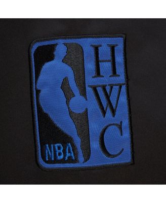 Men's Black Orlando Magic Hardwood Classics Team OG 3.0 Lightweight Satin Full-Snap Jacket