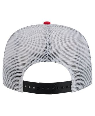 Men's Red/Black Kansas City Chiefs Throwback Dye Golfer Snapback Hat