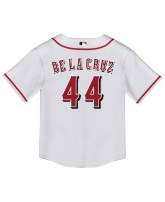 Toddler White Elly De La Cruz Cincinnati Reds Replica 2.0 Player Jersey