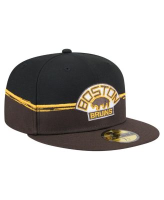 Men's Brown/Black Boston Bruins Vintage Color Dip 59FIFTY Fitted Hat