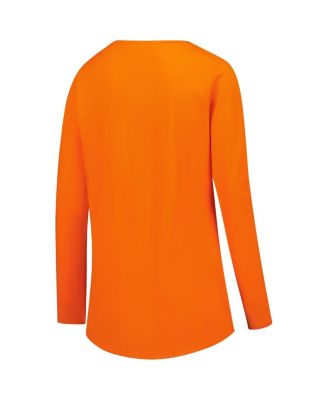 Women's Orange New York Mets Team Long Sleeve T-Shirt