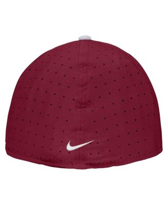 Men's Crimson Washington State Cougars On-Field True Performance Baseball Fitted Hat