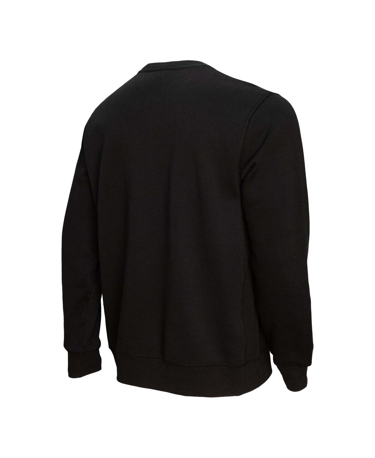 Mitchell & Ness Men's Black Ohio State Buckeyes Elite Script Pullover Sweatshirt In Black