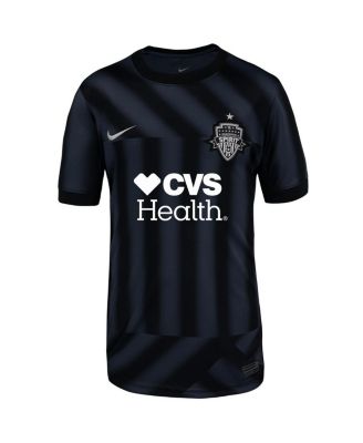 Big Boys and Girls Trinity Rodman Black Washington Spirit 2025 Blackout Kit Replica Player Jersey