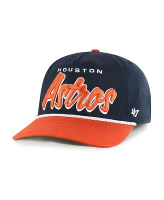 Men's Navy Houston Astros Drop shadow Rope Hitch Adjustable Hat