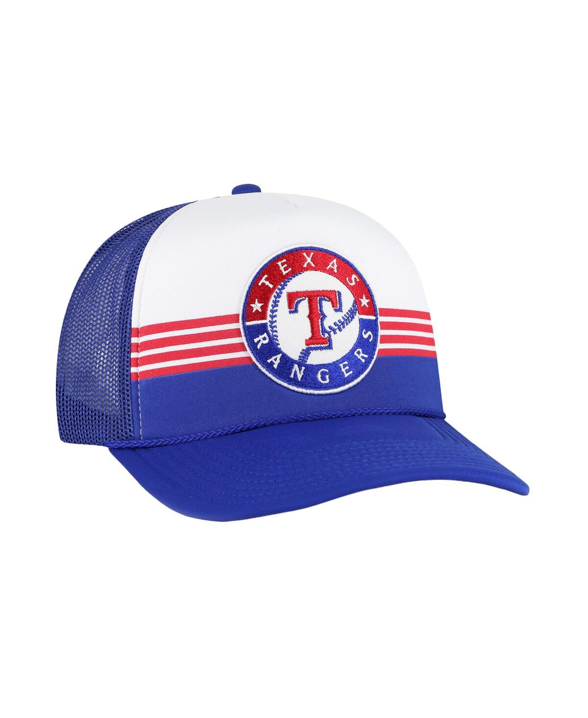 47 Brand Men's Royal Texas Rangers Lift Off Foam Front Mesh Trucker Adjustable Hat In Royal