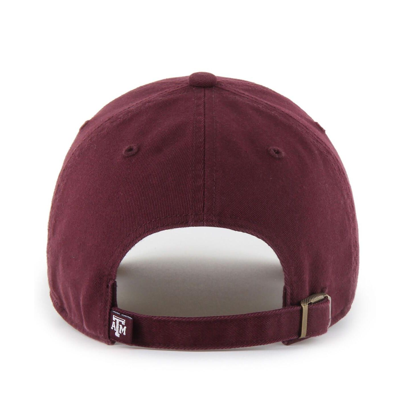 Мужская кепка '47 Brand Maroon Texas A&M Aggies Clean Up Adjustable Hat — фото 2
