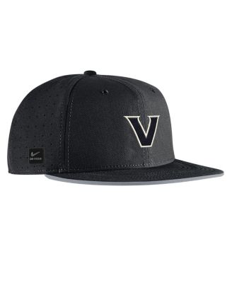 Men's Black Vanderbilt Commodores On-Field True Performance Baseball Fitted Hat