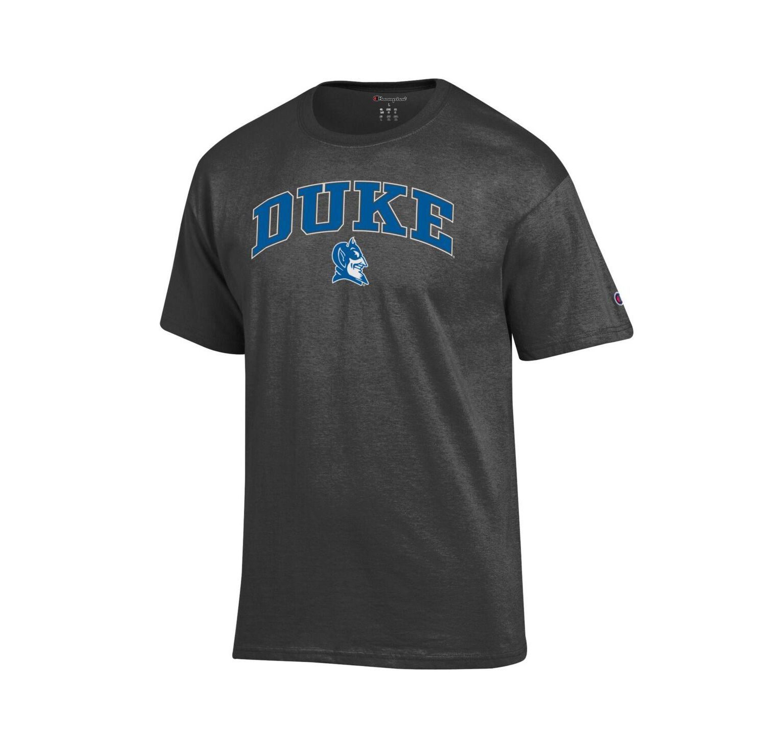 Men's Royal Duke Blue Devils Arched Logo T-Shirt