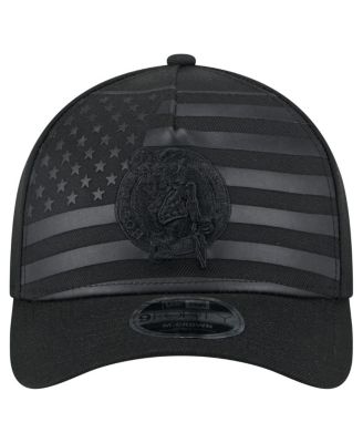 Men's Black Boston Celtics Game Day Flag A-Frame 9FORTY Adjustable Hat