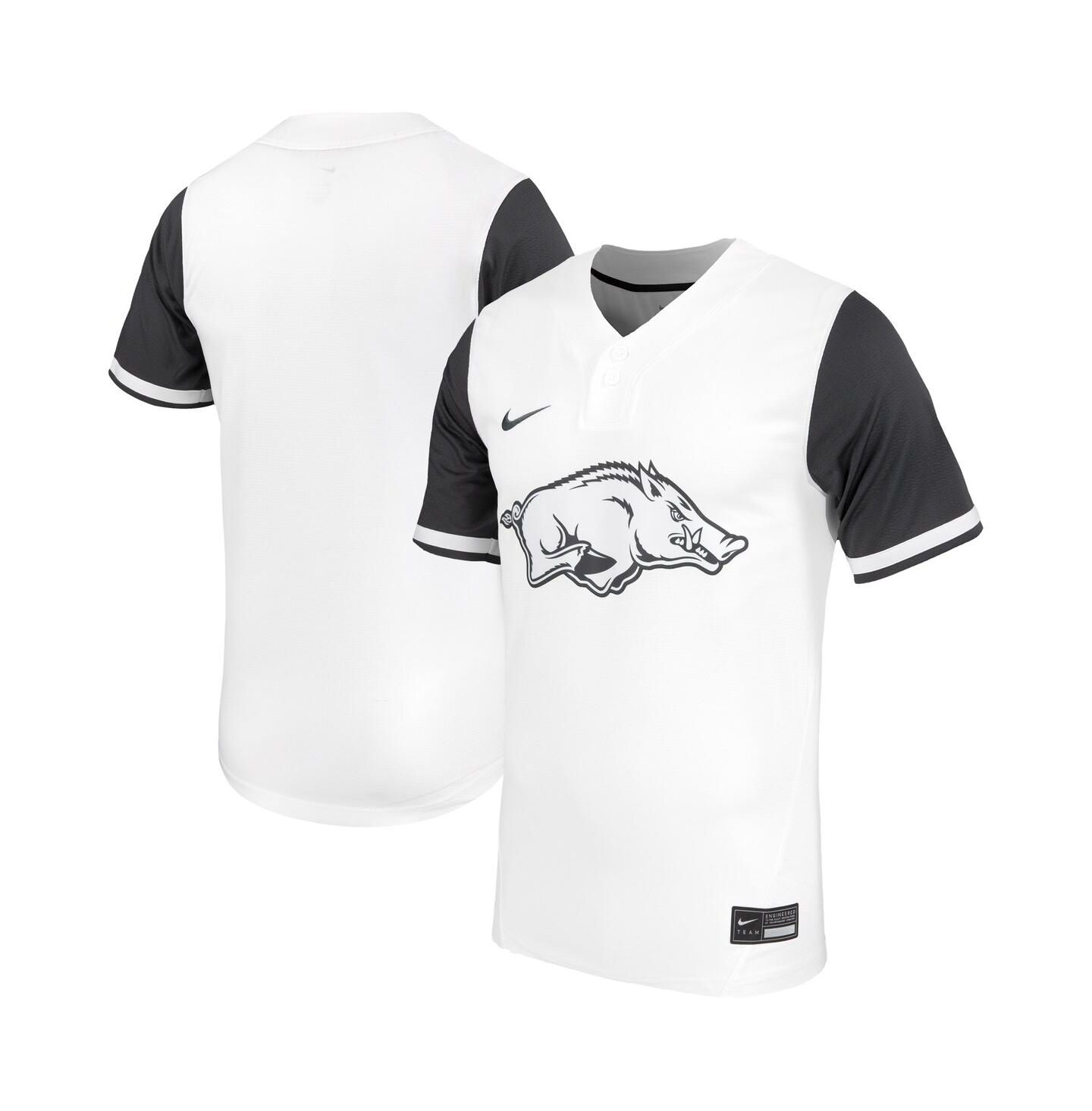 Мужской топ Nike White Arkansas Razorbacks Replica Softball Jersey — фото 1
