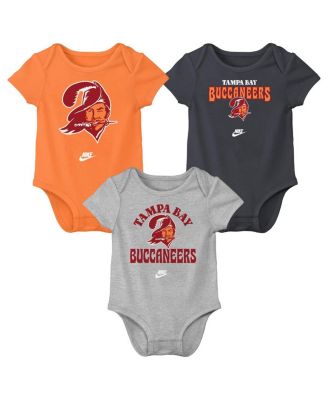 Nike - Baby Boys and Girls Tampa Bay Buccaneers Rewind Bodysuit 3-Pack