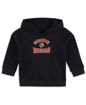 Outerstuff - Toddler Black Cincinnati Bengals Home Town Pullover Fleece Hoodie