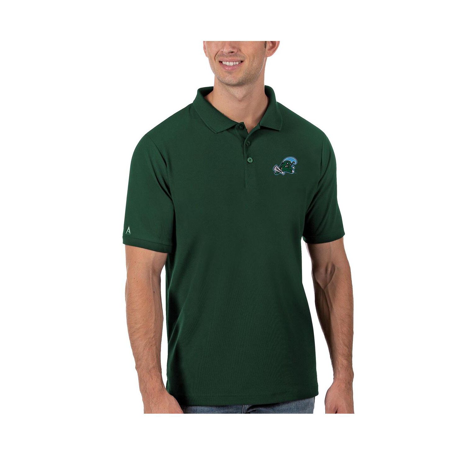 Men's Green Tulane Green Wave Legacy Pique Polo Shirt