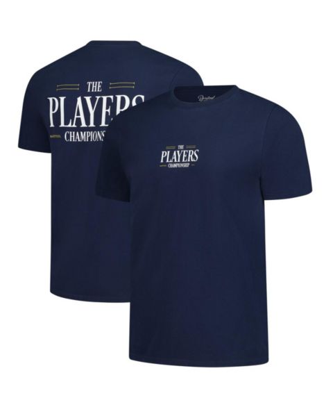 Мужская футболка Barstool Golf Navy 2025 the Players Varsity Logo