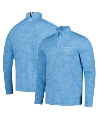 Under Armour - Men's&nbsp;Blue THE PLAYERS Line Dye Jacquard Quarter-Zip Pullover