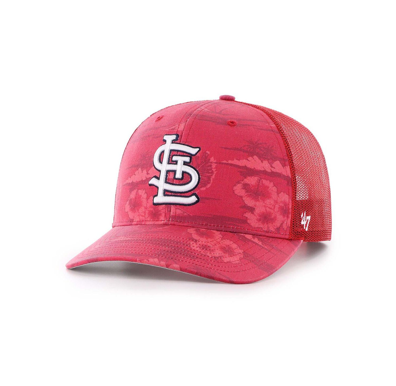 Men's Red St. Louis Cardinals Fiji Trucker Adjustable Hat