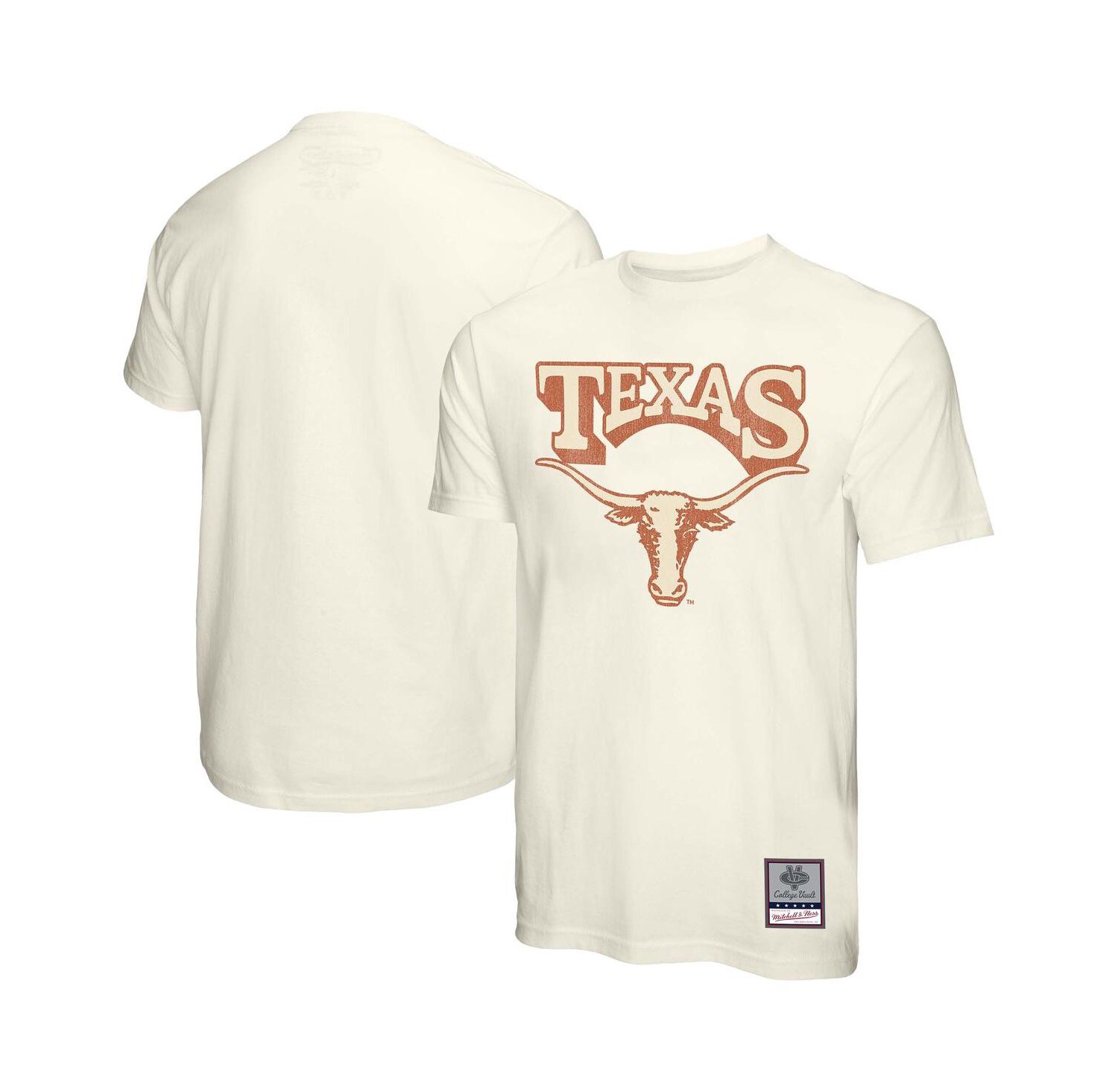 Men's Cream Texas Longhorns Vintage Tone T-Shirt