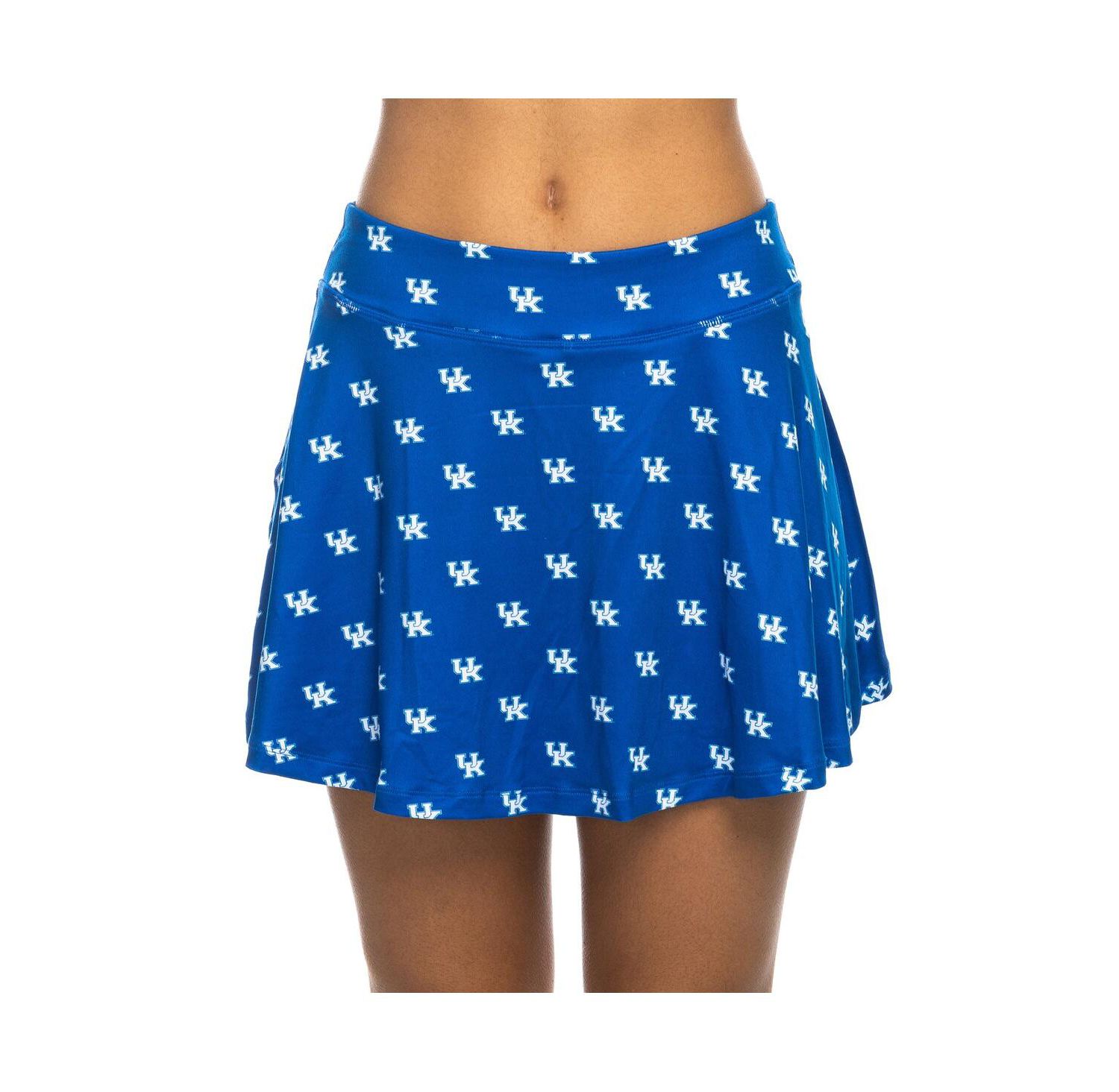 Women's Royal Kentucky Wildcats All-Over Print Flowy Skort