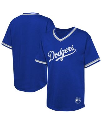 Outerstuff - Big Boys and Girls Royal Los Angeles Dodgers Relief Pitcher V-Neck T-Shirt