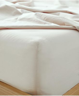 Organic Cotton Cool-Air Percale Fitted Sheet - California  King