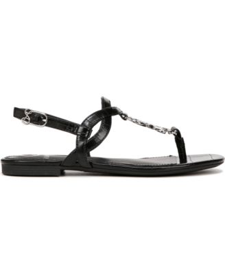 Women's Pearl T Strap Thong Flat Sandals