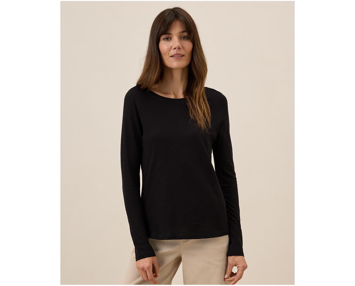 Women's Organic Cotton Featherweight Slub Long Sleeve Tee