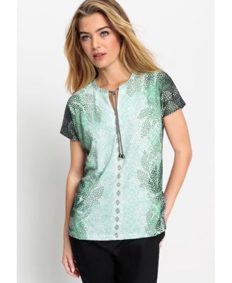 Women's Panneaux Print Tunic T-Shirt