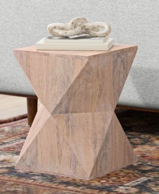 19" Mango Wood Sutton Side Table